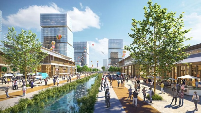 上海闵行新浦江中心城市设计