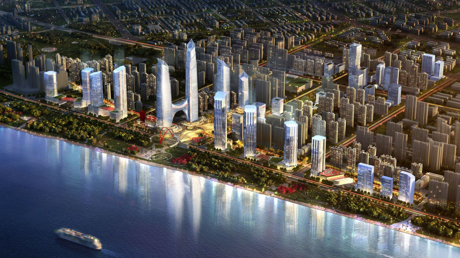 Wuhan Qingshan Riverside Business District (Wuhan CBD)
