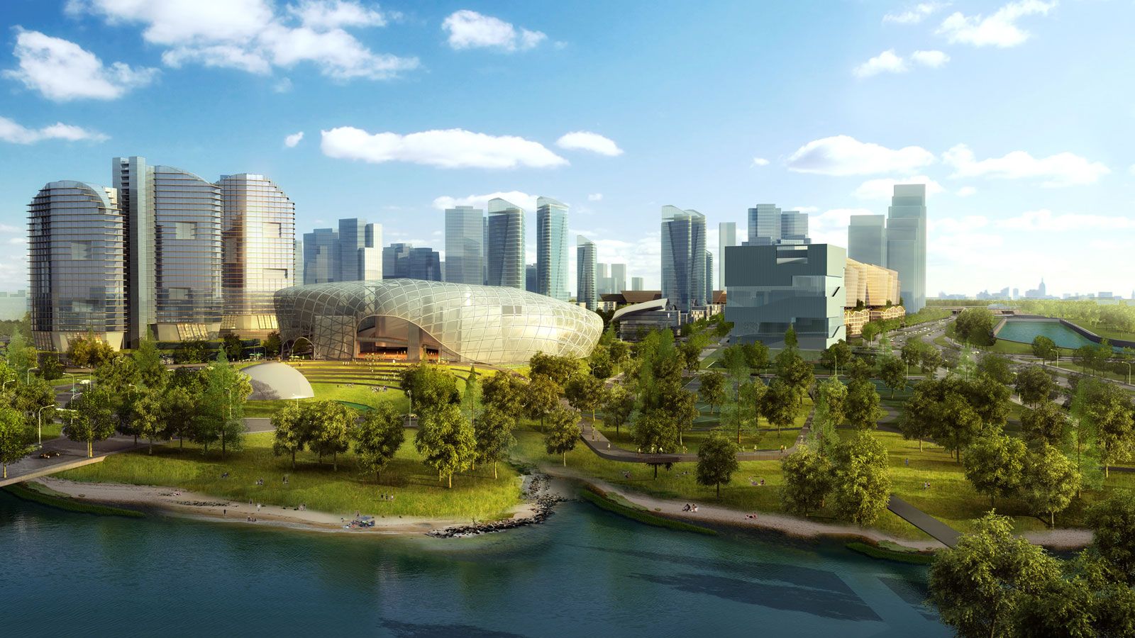 郑州市郑东新区综合交通枢纽核心区城市设计